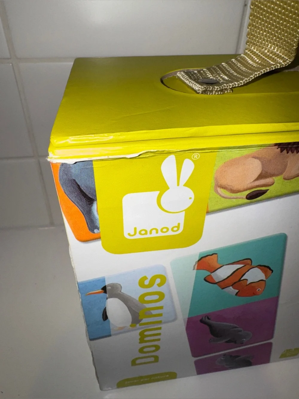 Janod Exotic Animal Dominoes board / card games
